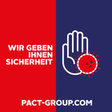 Quadratischer Miniscreen für Info- und Werbezwecke