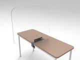 Mobiles Plexiglas Tisch-Trennwand-System für Bildungseinrichtungen